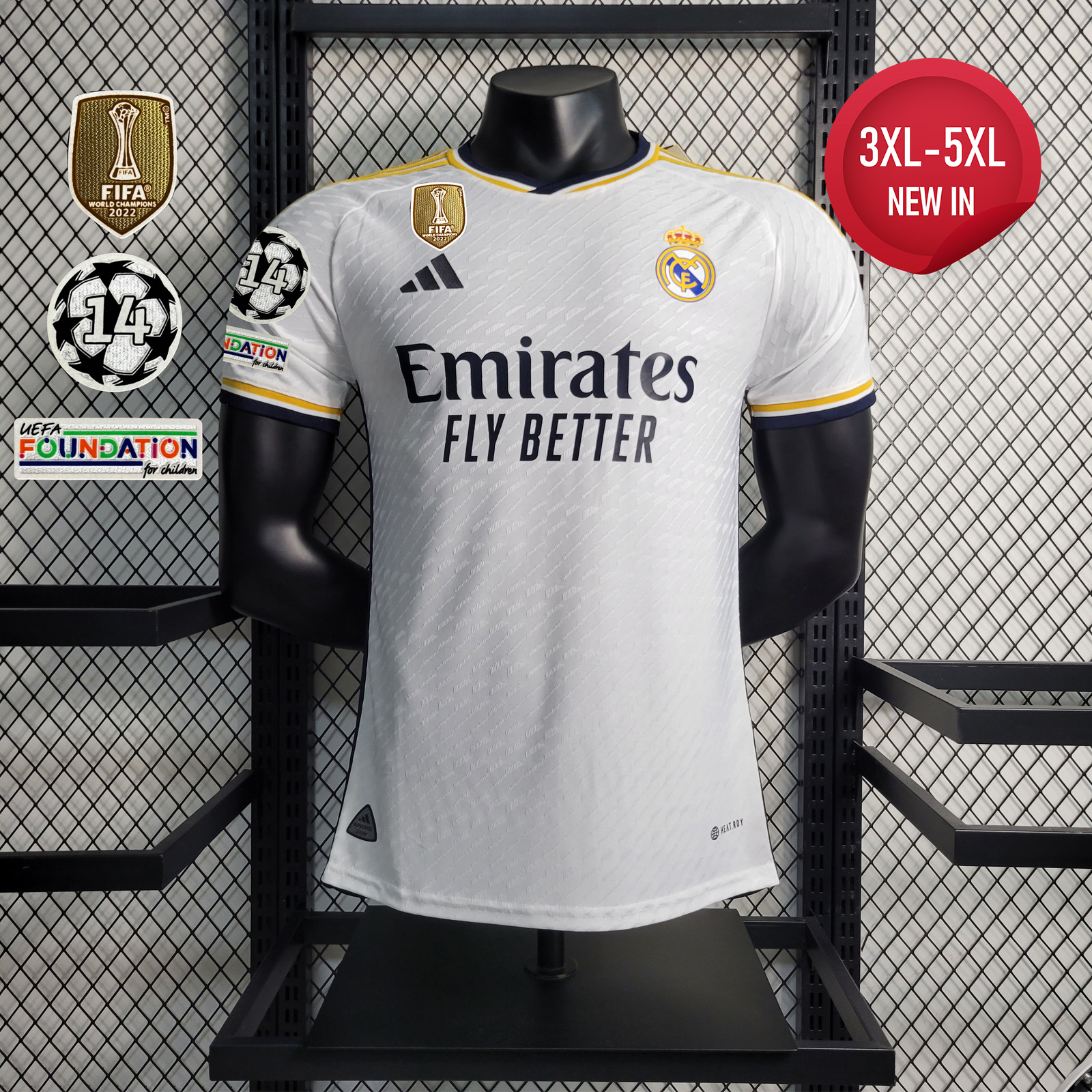 Real Madrid 23-24 Home Stadium Jersey - Player Version